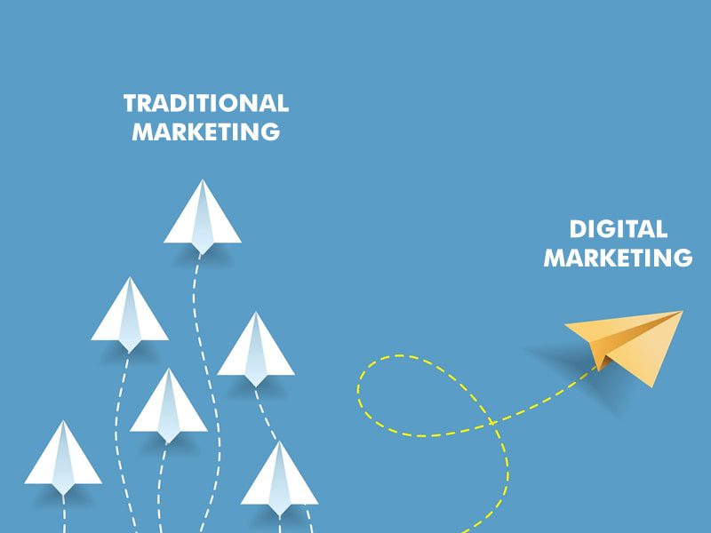 Shift from Traditional Marketing to digital marketing in guwahati