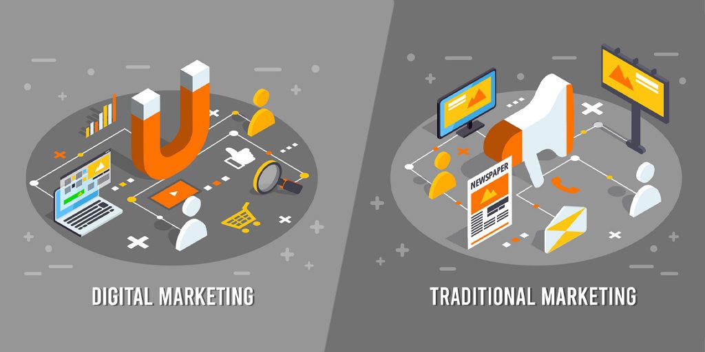 TRADITIONAL MARKETING VS DIGITAL MARKETING